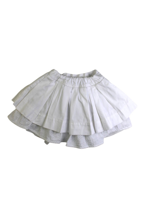A White Short Skirts from Gingersnaps in size 2T for girl. (Back View)