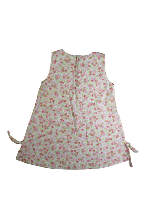 A Pink Sleeveless Dresses from Jim Thompson in size 4T for girl. (Back View)