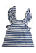 A Blue Sleeveless Tops from Crewcuts in size 3T for girl. (Front View)