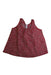 A Red Sleeveless Tops from Jean Bourget in size 4T for girl. (Front View)