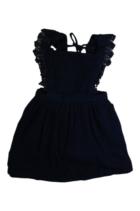 A Navy Sleeveless Dresses from Jamie Kay in size 3T for girl. (Front View)