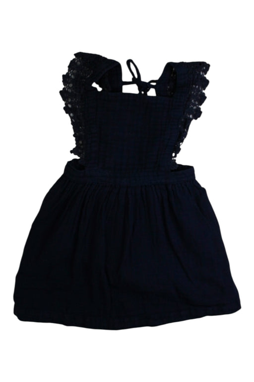 A Navy Sleeveless Dresses from Jamie Kay in size 3T for girl. (Front View)