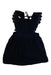 A Navy Sleeveless Dresses from Jamie Kay in size 3T for girl. (Front View)