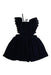 A Navy Sleeveless Dresses from Jamie Kay in size 3T for girl. (Back View)