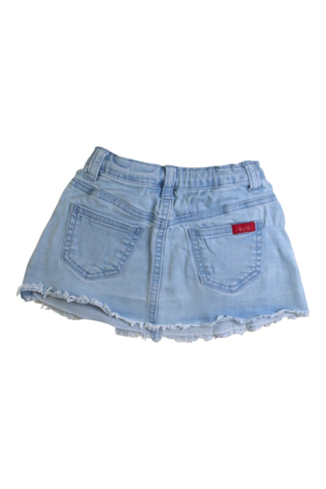 A Blue Short Skirts from Seed in size 2T for girl. (Back View)