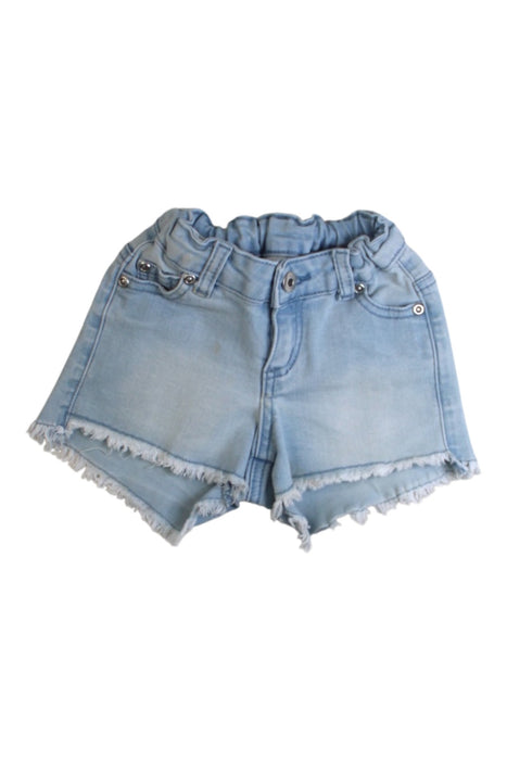 A Blue Shorts from Seed in size 3T for girl. (Front View)