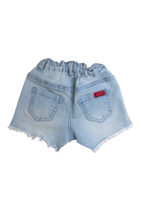 A Blue Shorts from Seed in size 3T for girl. (Back View)