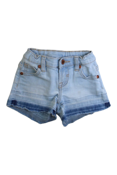 A Blue Shorts from Seed in size 2T for girl. (Front View)