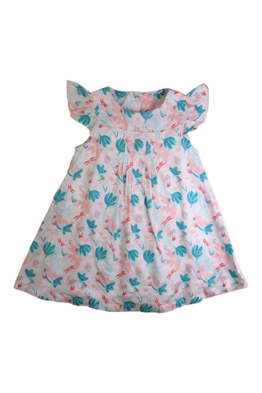 A Pink Sleeveless Dresses from La Compagnie des Petits in size 18-24M for girl. (Front View)