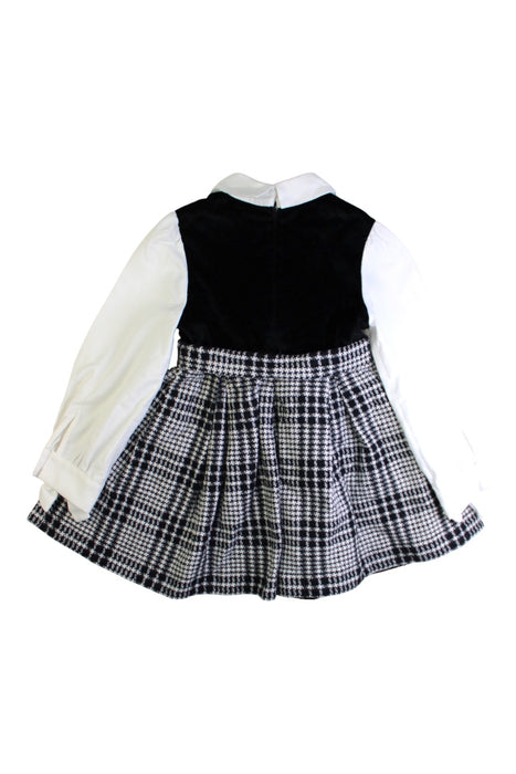 A Black Long Sleeve Dresses from Lapin House in size 5T for girl. (Back View)