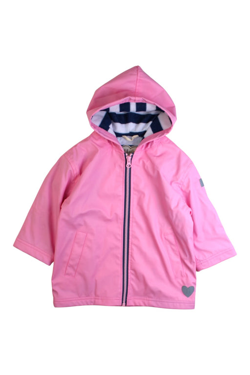 A Pink Rain Jackets from Hatley in size 2T for girl. (Front View)