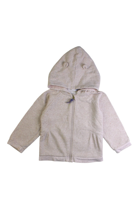 A Beige Lightweight Jackets from Noukie's in size 3T for girl. (Front View)