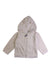 A Beige Lightweight Jackets from Noukie's in size 3T for girl. (Front View)