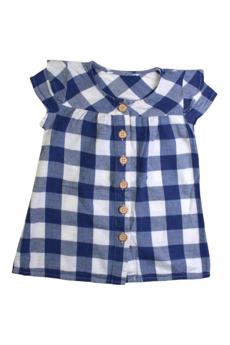 A White Short Sleeve Dresses from Jump Eat Cry in size 6-12M for girl. (Front View)