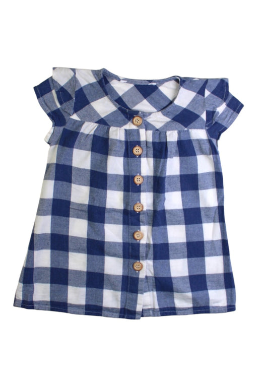 A White Short Sleeve Dresses from Jump Eat Cry in size 6-12M for girl. (Front View)