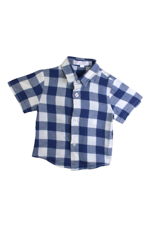 A Blue Short Sleeve Polos from Jump Eat Cry in size 2T for boy. (Front View)