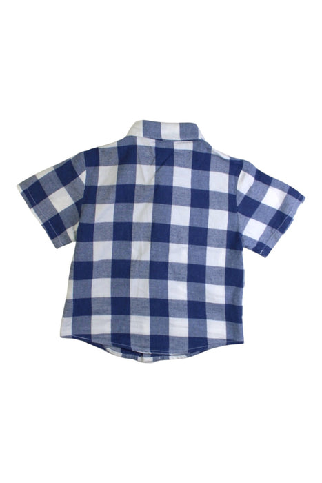 A Blue Short Sleeve Polos from Jump Eat Cry in size 2T for boy. (Back View)