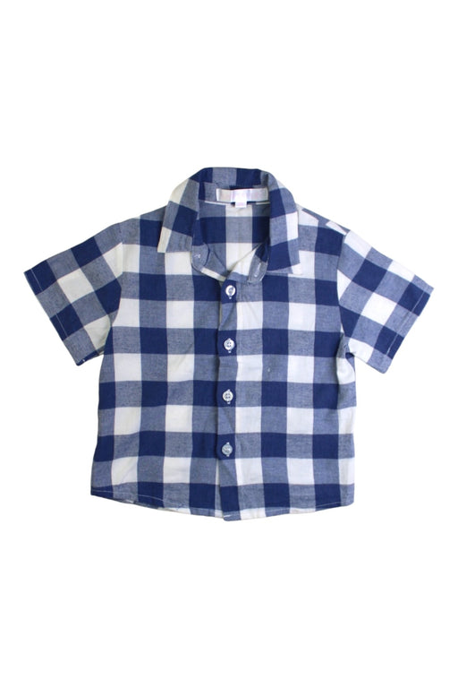 A Blue Short Sleeve Polos from Jump Eat Cry in size 3T for boy. (Front View)