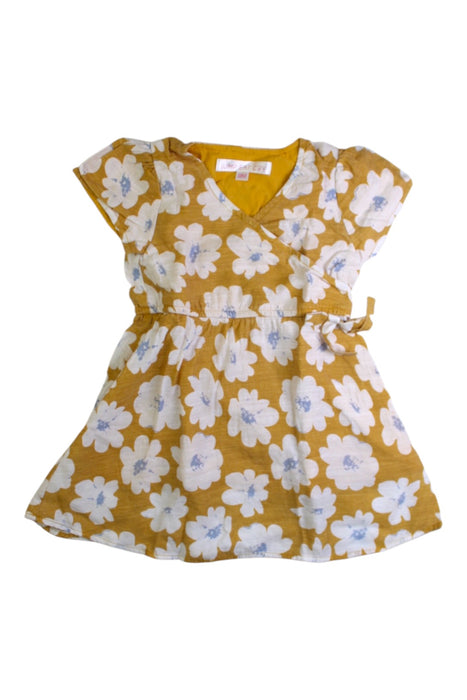 A Yellow Short Sleeve Dresses from Jump Eat Cry in size 12-18M for girl. (Front View)
