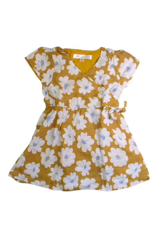 A Yellow Short Sleeve Dresses from Jump Eat Cry in size 12-18M for girl. (Front View)