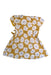 A Yellow Short Sleeve Dresses from Jump Eat Cry in size 12-18M for girl. (Back View)