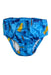 A Blue Swim Diapers from Charlie Banana in size 18-24M for boy. (Front View)