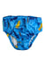A Blue Swim Diapers from Charlie Banana in size 18-24M for boy. (Front View)