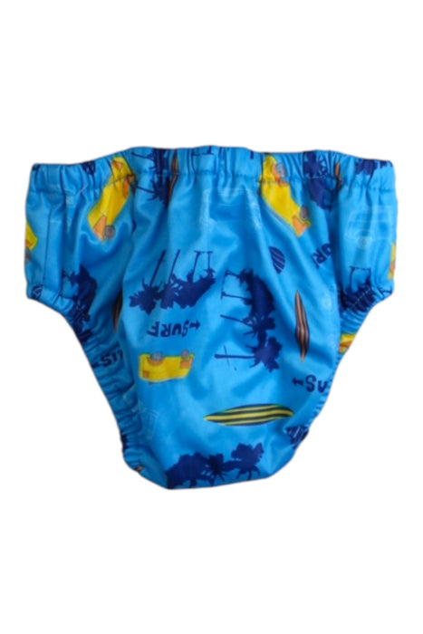 A Blue Swim Diapers from Charlie Banana in size 18-24M for boy. (Back View)