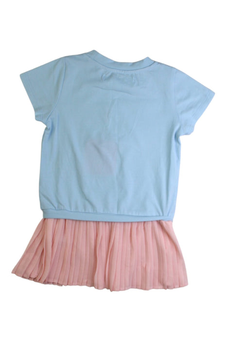A Blue Sleeveless Dresses from Jump Eat Cry in size 3-6M for girl. (Back View)