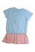 A Blue Sleeveless Dresses from Jump Eat Cry in size 3-6M for girl. (Back View)