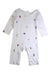 A White Long Sleeve Bodysuits from The Little White Company in size 6-12M for boy. (Front View)