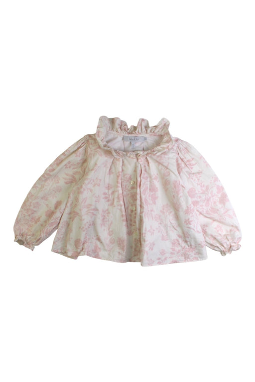 A Pink Long Sleeve Shirts from Dior in size 18-24M for girl. (Front View)