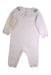A White Long Sleeve Rompers from The Little White Company in size 6-12M for girl. (Back View)