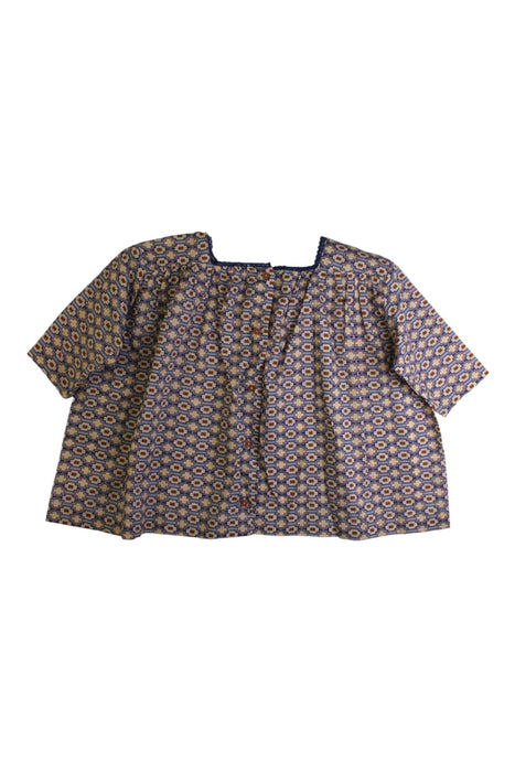 A Multicolour Short Sleeve Tops from Caramel in size 4T for girl. (Back View)
