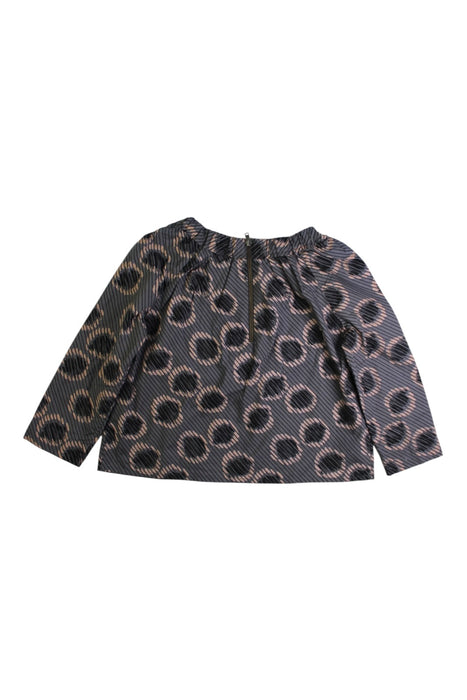 A Grey Long Sleeve Tops from Bonpoint in size 4T for girl. (Back View)