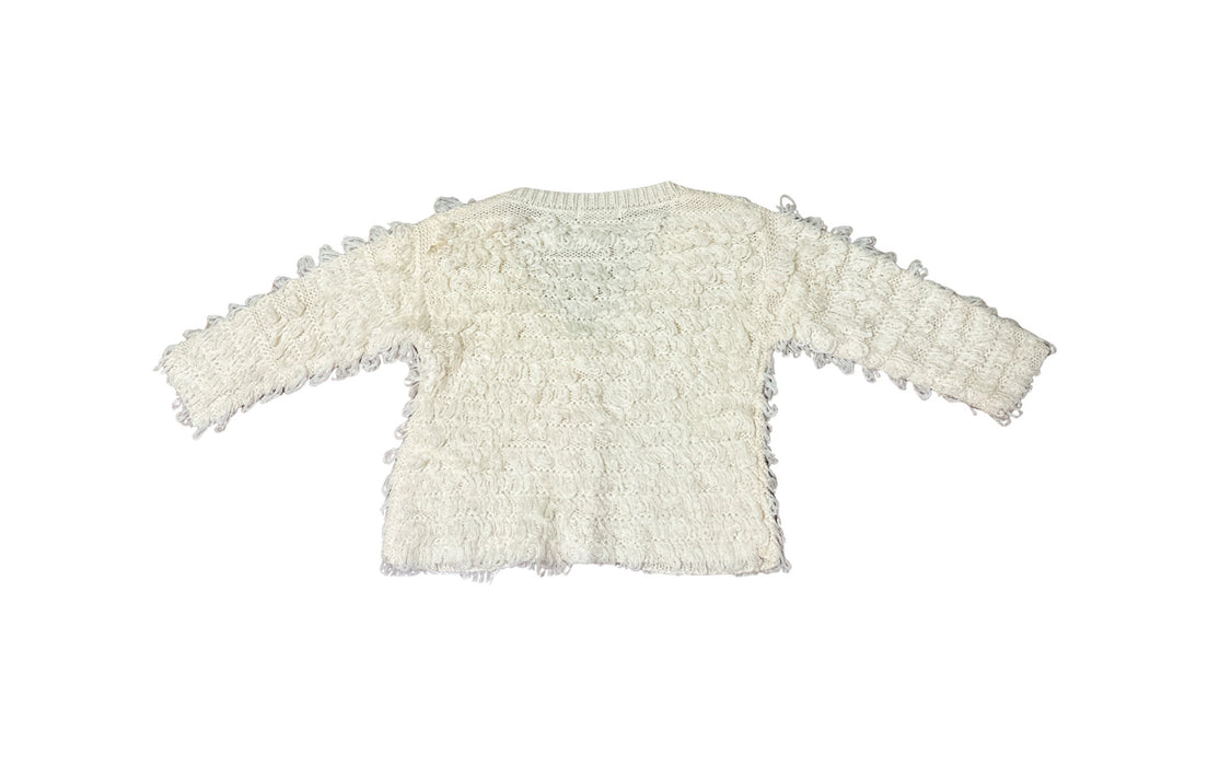 A Ivory Cardigans from BEAMS in size 3T for girl. (Back View)