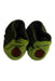 A Green Slippers from Jellycat in size 0-3M for neutral. (Back View)