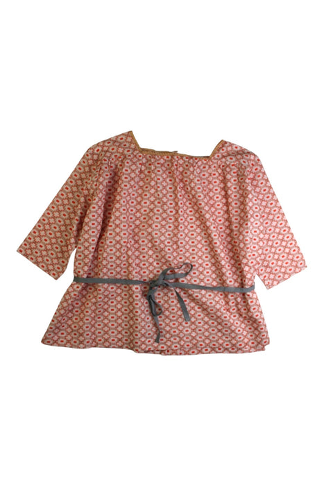 A Pink Long Sleeve Tops from Caramel in size 8Y for girl. (Front View)
