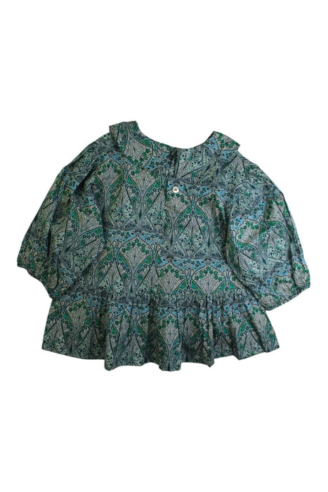 A Blue Long Sleeve Tops from Mabo in size 8Y for girl. (Back View)