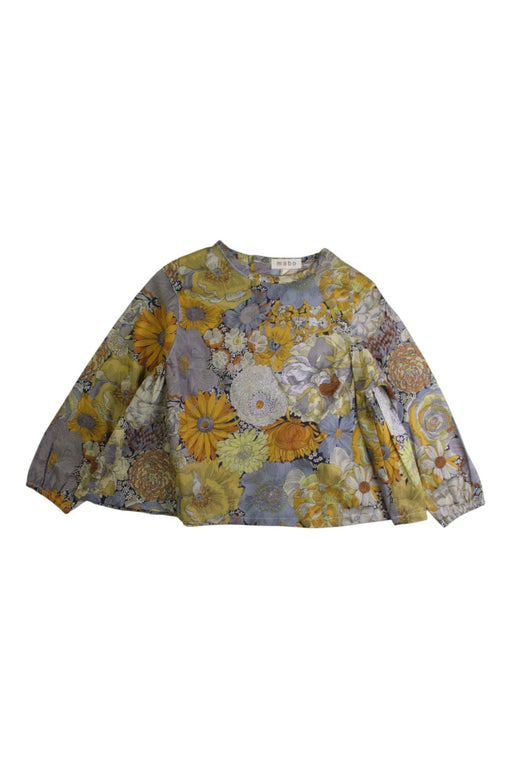 A Multicolour Long Sleeve Tops from Mabo in size 4T for girl. (Front View)