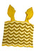 A Yellow Sleeveless Tops from hello Simone in size 12Y for girl. (Back View)