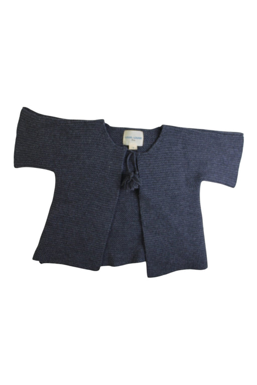 A Navy Cardigans from Louis Louise in size 6T for girl. (Front View)