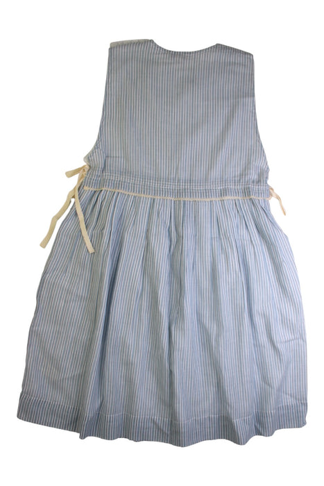 A Blue Sleeveless Dresses from Caramel in size 10Y for girl. (Back View)