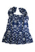 A Blue Sleeveless Tops from Jacadi in size 5T for girl. (Back View)