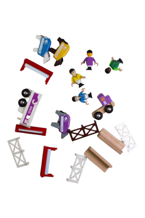 A Multicolour Cars Trucks Trains & Remote Control from Brio in size O/S for neutral. (Front View)
