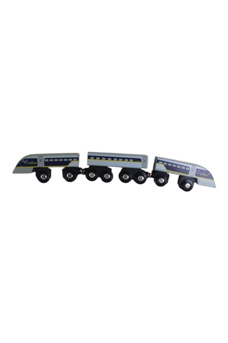 A Grey Cars Trucks Trains & Remote Control from Bigjigs in size O/S for neutral. (Back View)