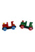 A Green Cars Trucks Trains & Remote Control from Brio in size O/S for neutral. (Front View)
