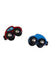 A Blue Cars Trucks Trains & Remote Control from Brio in size O/S for neutral. (Front View)