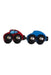 A Blue Cars Trucks Trains & Remote Control from Brio in size O/S for neutral. (Back View)