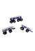 A Purple Cars Trucks Trains & Remote Control from Bigjigs in size O/S for neutral. (Front View)
